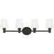 Sean Lavin Xavierre 4 Light 32.25 inch Aged Iron Wall Bath Vanity Wall Light