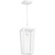 Bravo 1 Light 6.5 inch White Pendant Ceiling Light