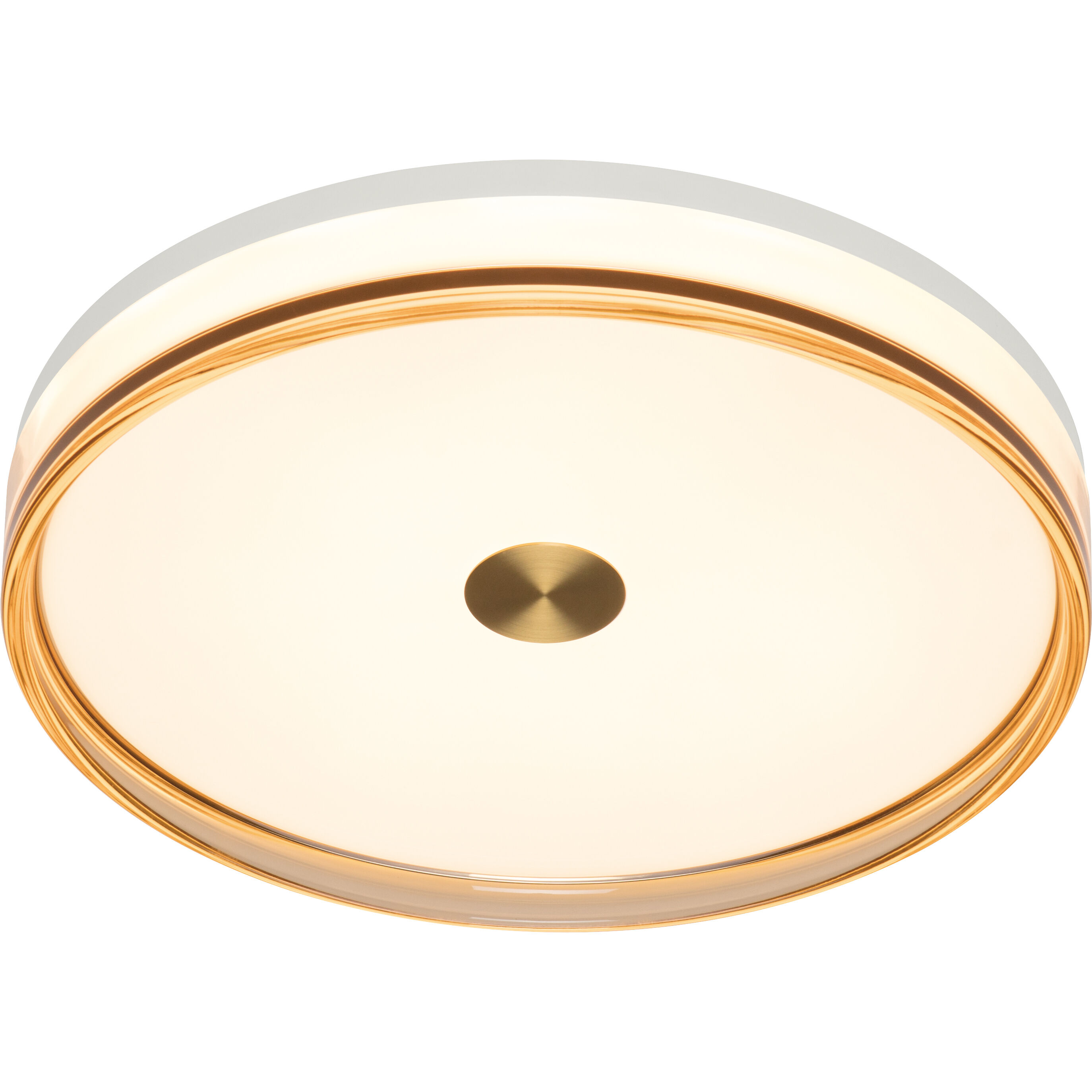 Luna LED 15.8 inch Smoke Brown Flush Mount Ceiling Light