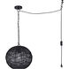 Valence 1 Light 15 inch Black Pendant Ceiling Light
