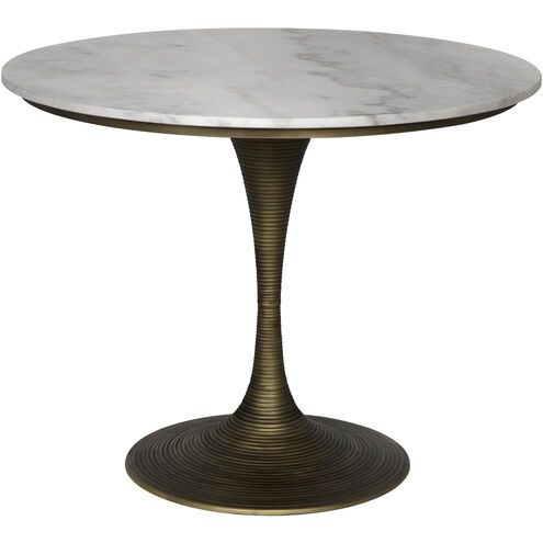 Joni 36 X 36 inch Aged Brass Dining Table
