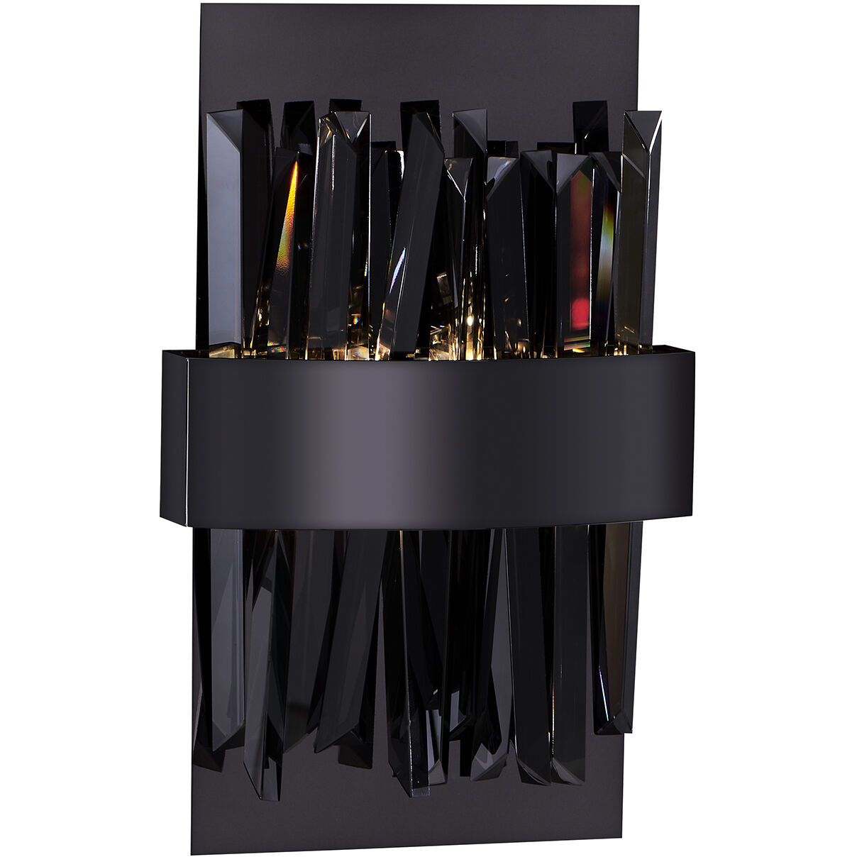 Glacier LED 7.5 inch Black Nickel ADA Wall Sconce Wall Light