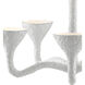 Snowdonia 5 Light 28 inch White Papier Mache/Painted Gesso White Chandelier Ceiling Light
