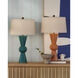 Upbeat 31 inch 150 watt Orange Table Lamp Portable Light