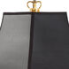 Jamie Merida 29 inch 100.00 watt Cream Glaze/Black/Antique Gold Leaf Table Lamp Portable Light, Left