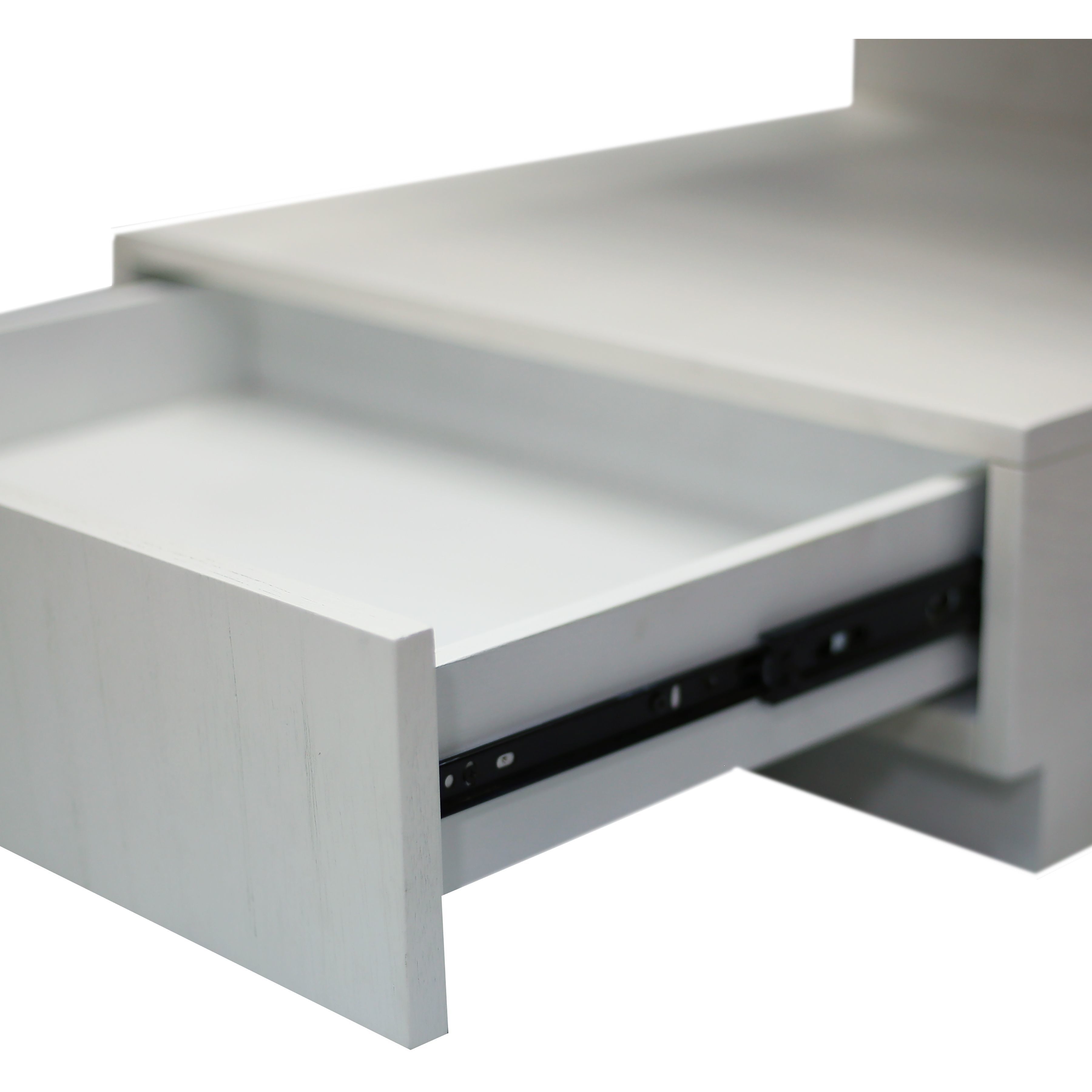 Checkmate 24 X 24 inch White Accent Table