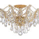 Maria Theresa 5 Light 19 inch Gold Semi Flush Ceiling Light in Clear Hand Cut