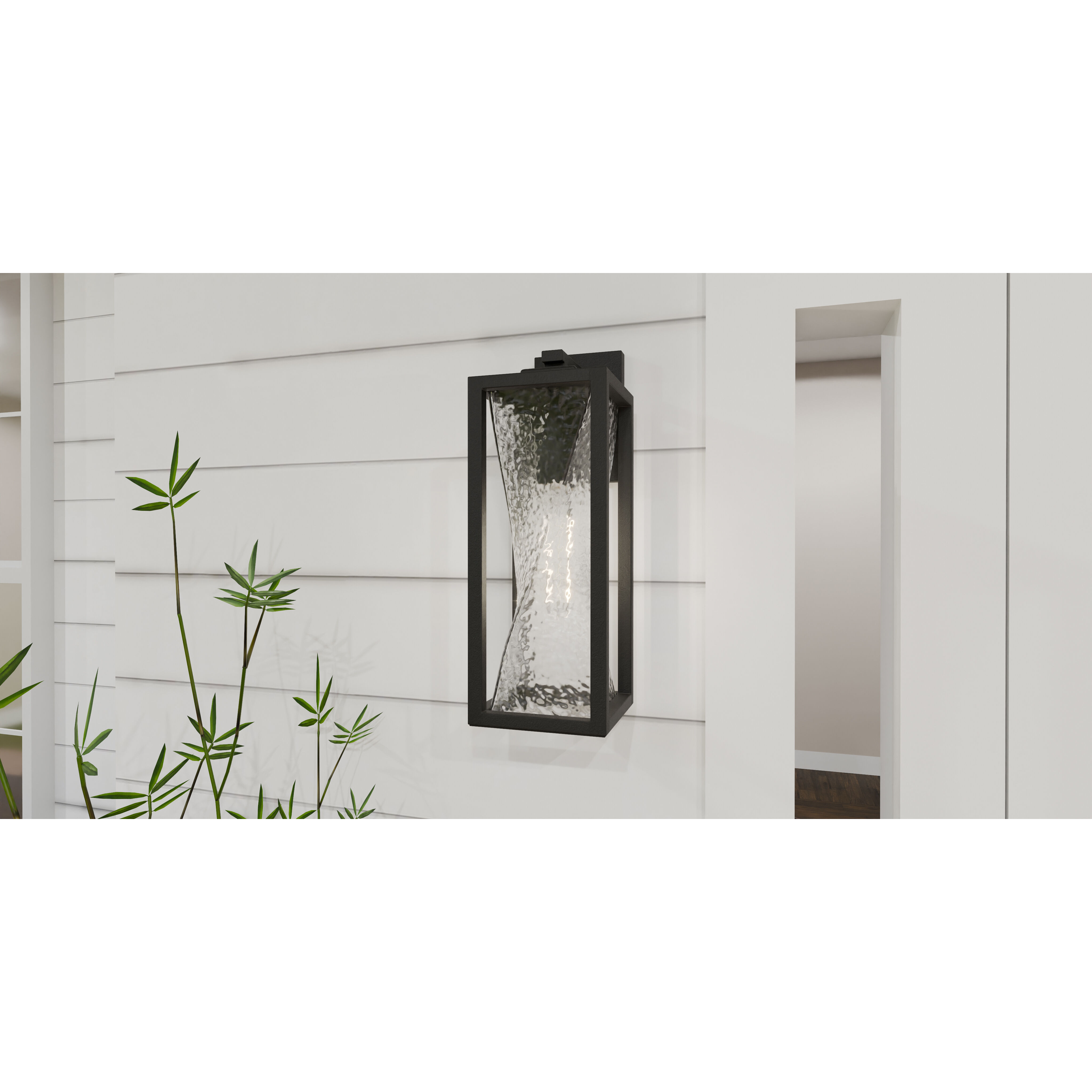 Zarah Outdoor Wall Lantern, Medium