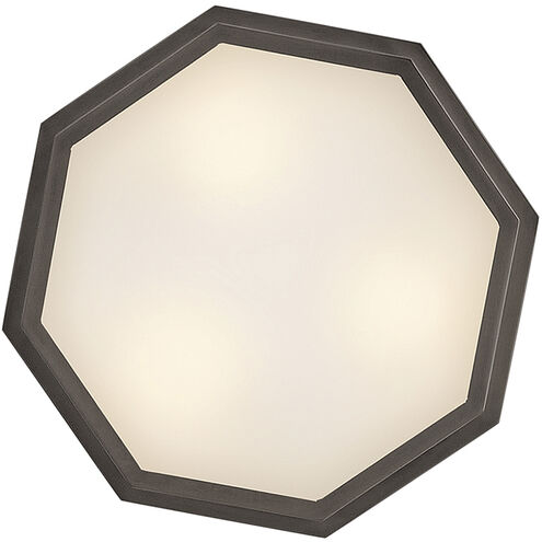 Facet 3 Light 17.5 inch Black Oxide Flush Mount Ceiling Light