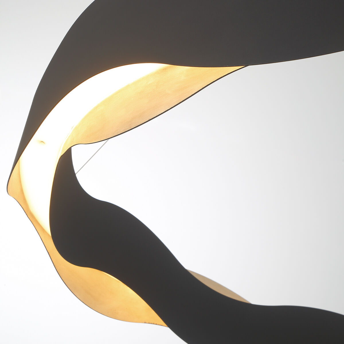 Vaughan LED 33.5 inch Silver and Black Chandelier Ceiling Light