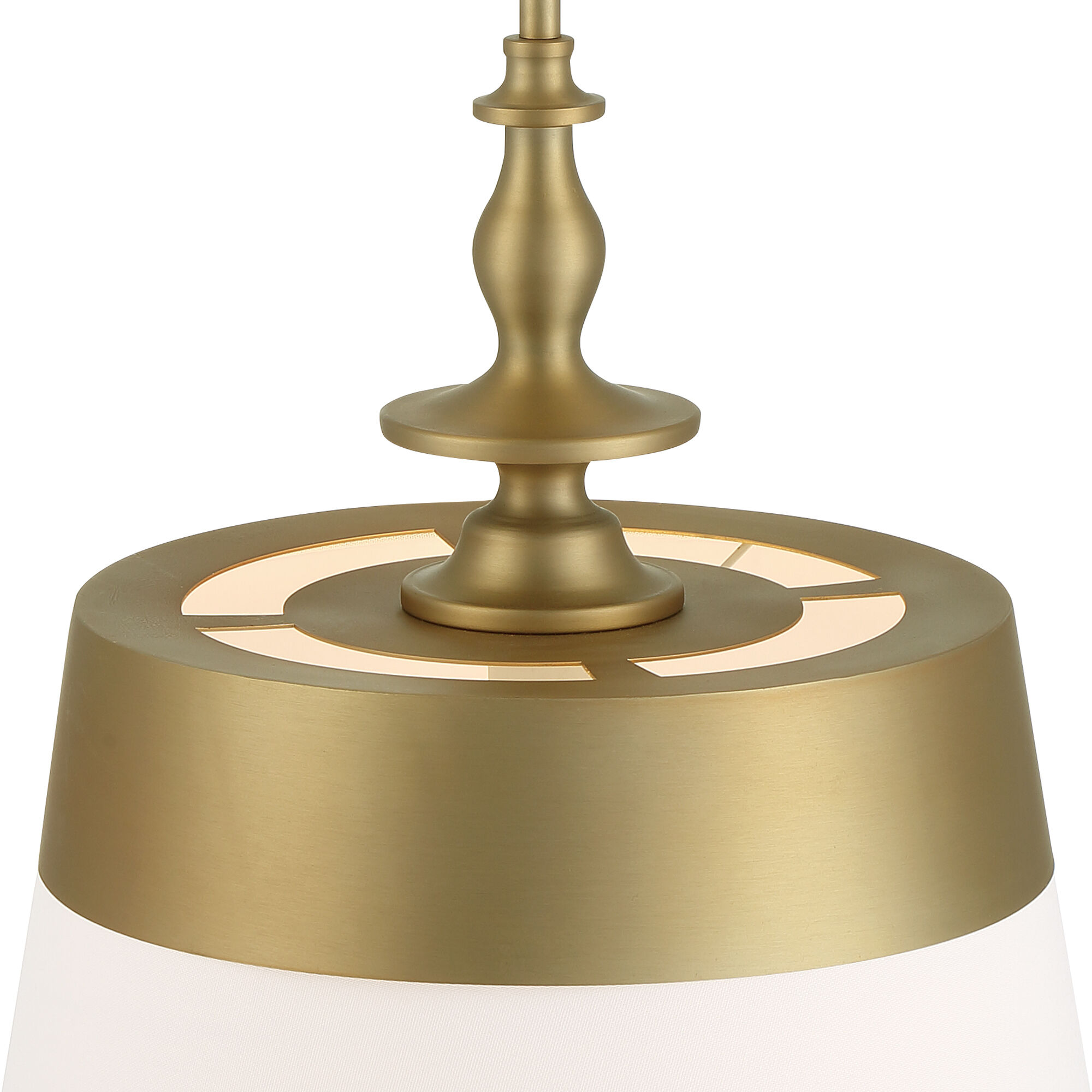 Ava 1 Light 15.75 inch Brushed Gold Pendant Ceiling Light