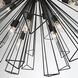 Dendelio 29 Light 40 inch Black Chandelier Ceiling Light