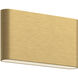 Slate 6.13 inch Brushed Gold ADA Wall Sconce Wall Light