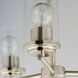 Corona 3 Light 17 inch Satin Nickel Single-Tier Chandelier Ceiling Light in Clear