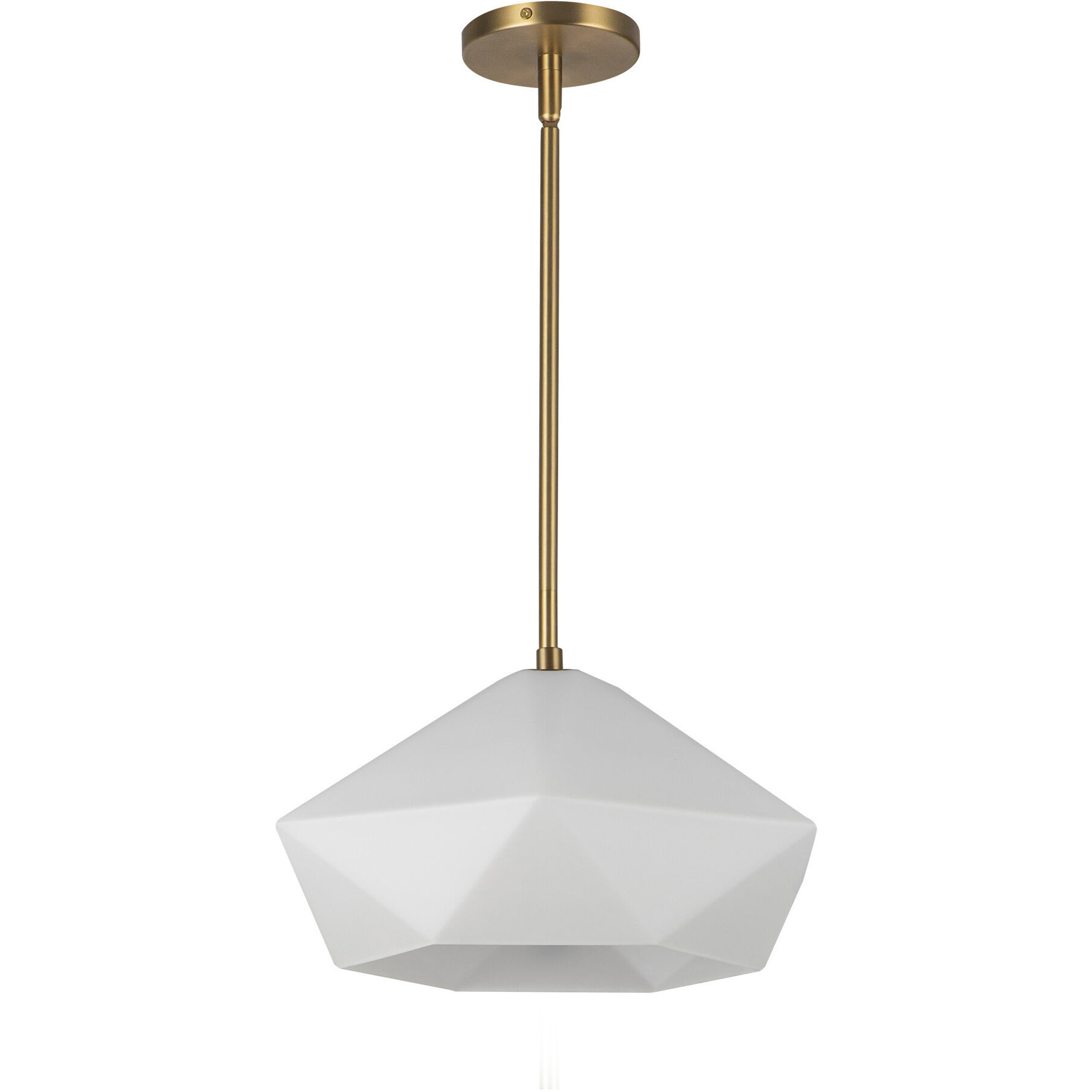 Alora Mood Krysta Pendant Ceiling Light in Brushed Gold