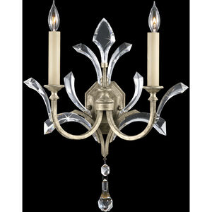 Beveled Arcs Wall Sconce Wall Light in Silver