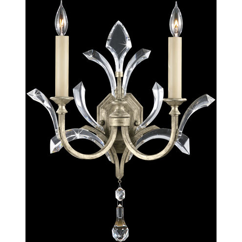 Beveled Arcs Wall Sconce Wall Light in Silver