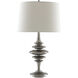 Cressida 32 inch 150 watt Black Nickel Table Lamp Portable Light
