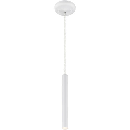 Forest LED 4.75 inch Matte White Pendant Ceiling Light in 1, 2, Matte White Steel