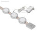 Radianz 120V LED 2.38 inch Silver Undercabinet Lighting