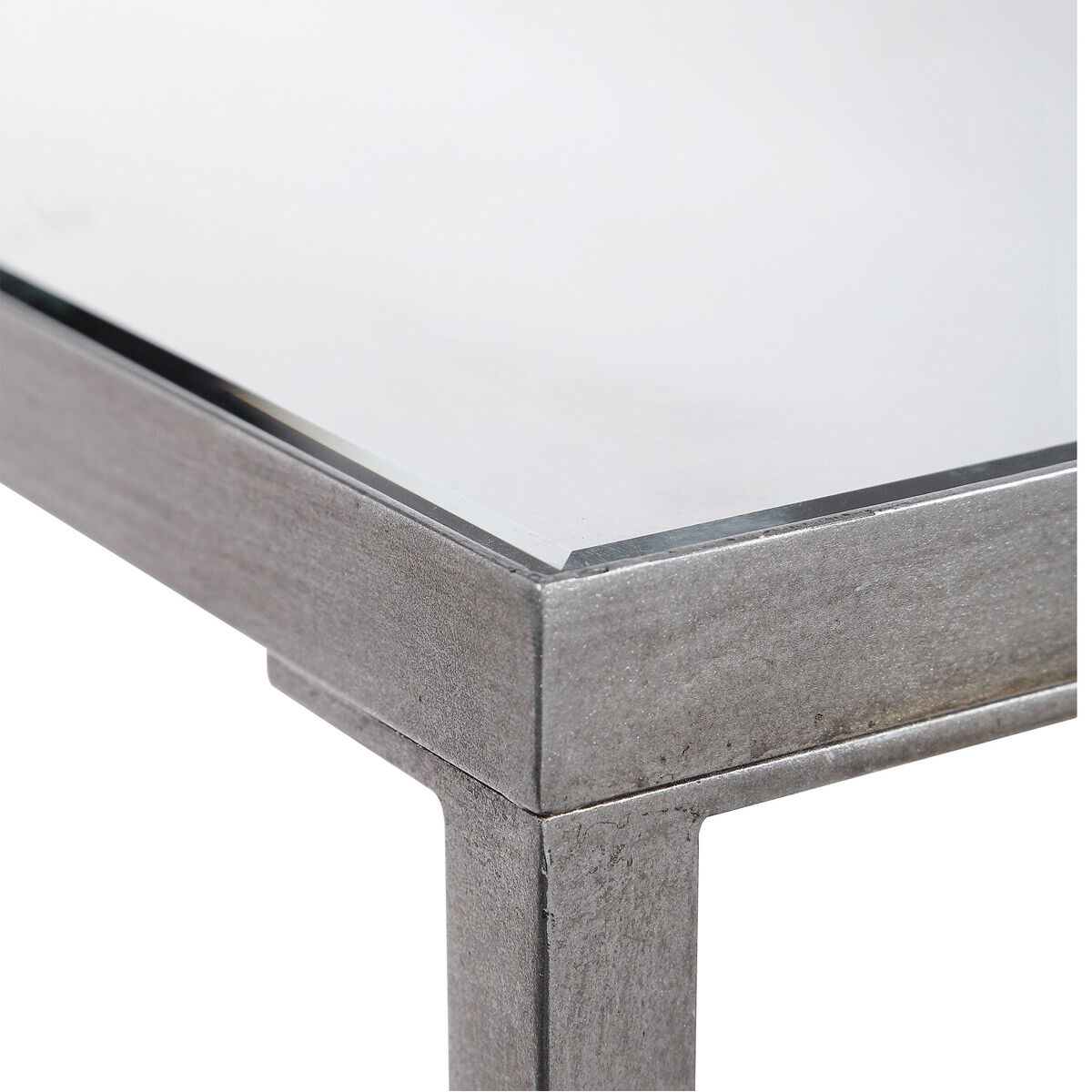 Hayley 60 inch Silver Console Table