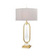 Arlington Ave 36 inch 150.00 watt Gold Leaf with Clear Table Lamp Portable Light