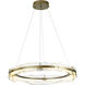 Solstice LED 35.8 inch Soft Gold Pendant Ceiling Light