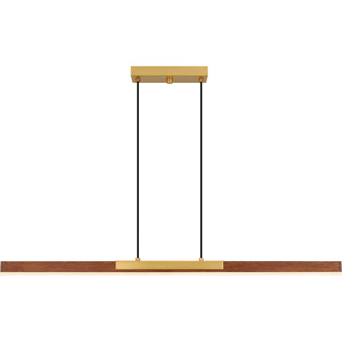 Colter LED 48 inch Brushed Gold Island Light Ceiling Light, Large