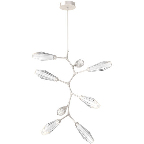 Aalto LED 37.1 inch Beige Silver Chandelier Ceiling Light, Modern Vine