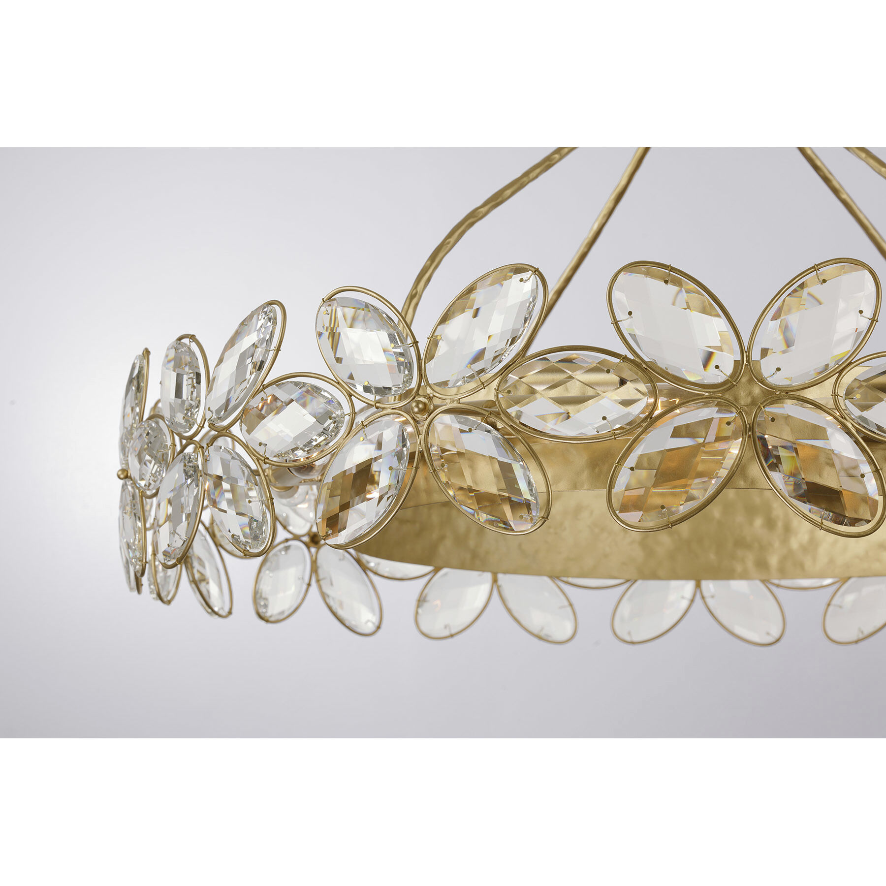 Marbella 14 Light 36 inch Gold Shimmer Chandelier Ceiling Light