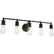 Serif 5 Light 29 inch Black Wall Sconce Wall Light