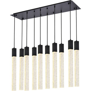 Weston 10 Light 42 inch Black Pendant Ceiling Light