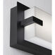 Sinclair LED 36 inch Black Vanity Light Wall Light