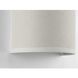 Inspire LED LED 6 inch Off White Linen ADA Wall Sconce Wall Light