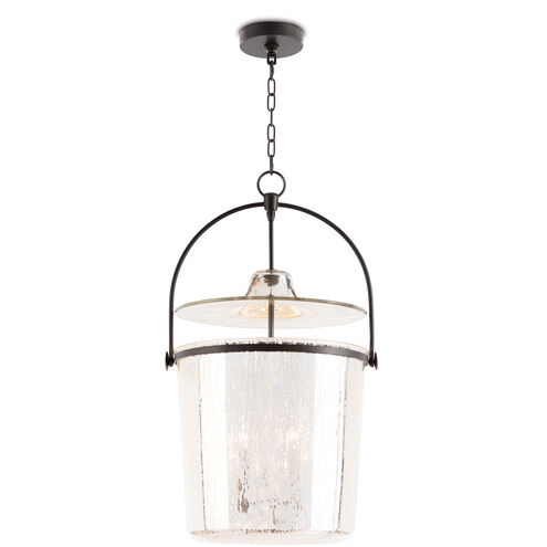Southern Living Emerson Bell Jar 3 Light 14 inch Oil Rubbed Bronze Pendant Ceiling Light, Small