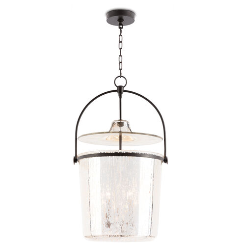 Emerson Bell Jar 3 Light 14 inch Oil Rubbed Bronze Pendant Ceiling Light, Small