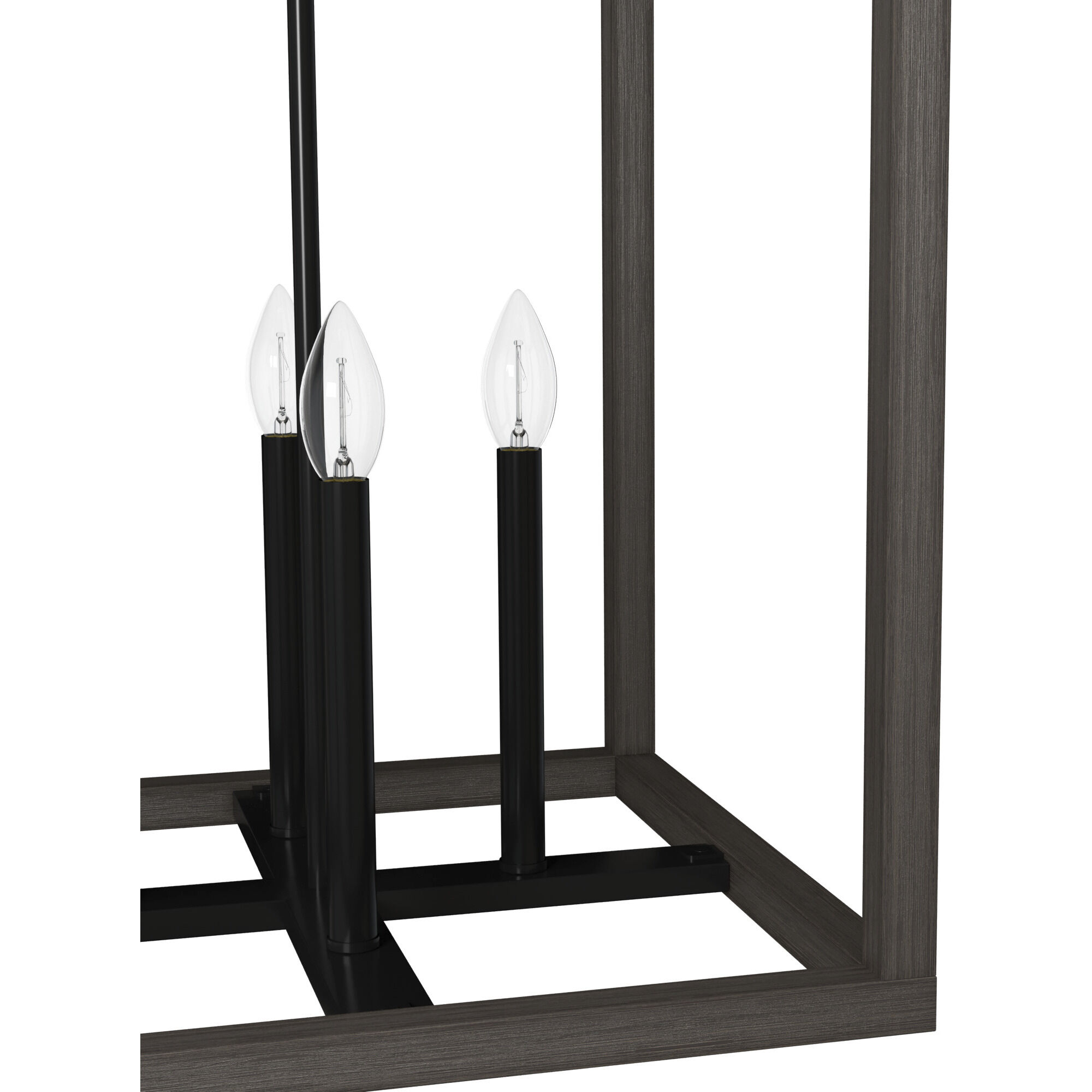 Squire Manor 4 Light 18 inch Matte Black Pendant Ceiling Light