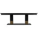 Ravenko 90 X 44.5 inch Hand Rubbed Black Dining Table