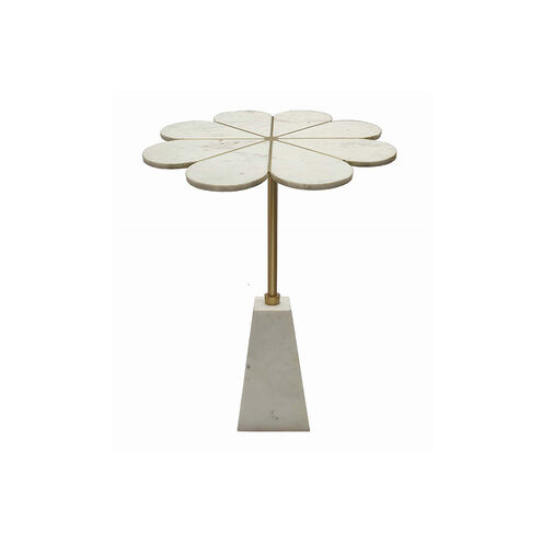 Brass Inlay 24 X 22 inch Brass Spray Occasional Table