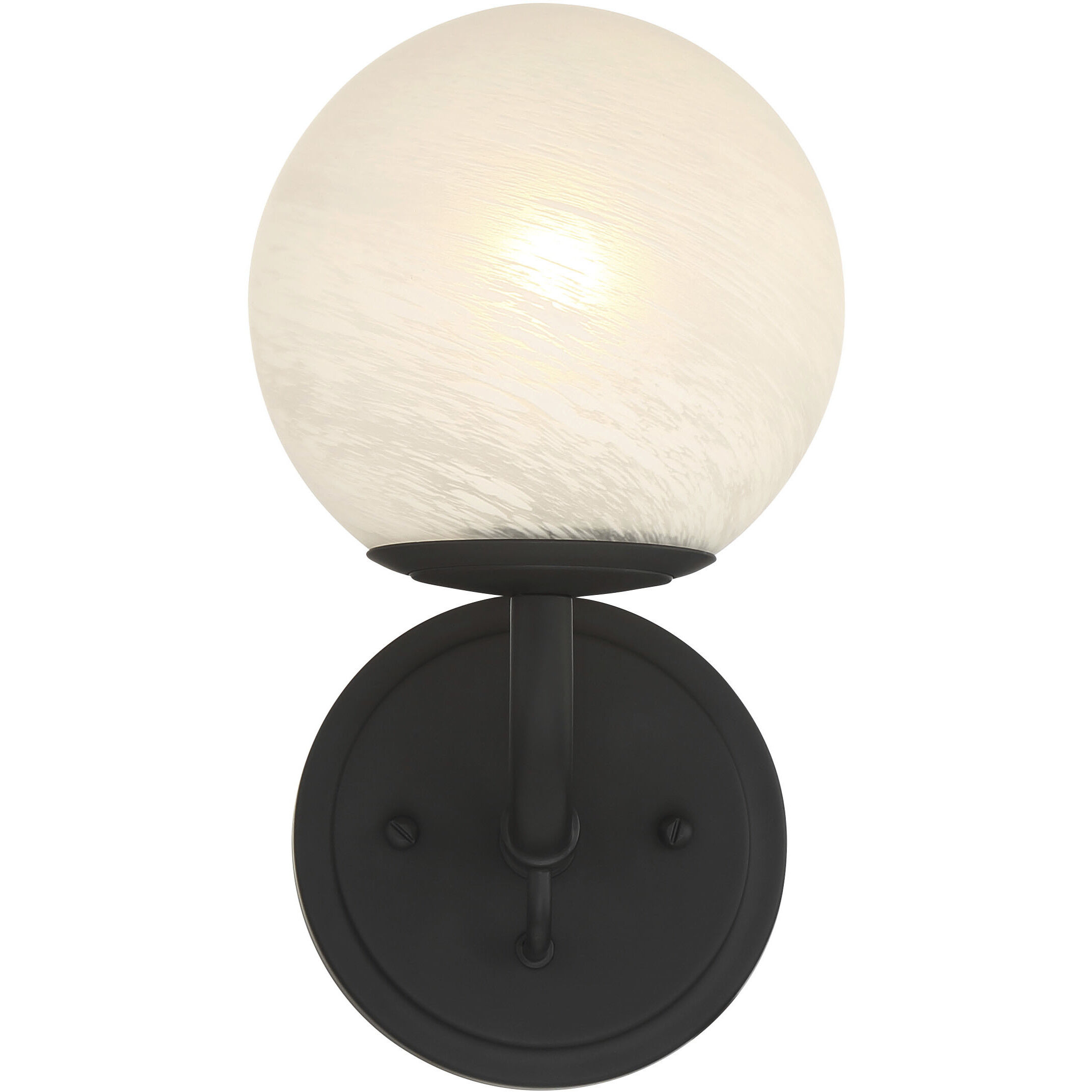 Whitehall 1 Light 6 inch Dark Matte Black Vanity Light Wall Light