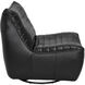 McClain Onyx Black Swivel Single Sofa