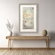 Illuminated Landscape White and Beige and Orange Framed Art