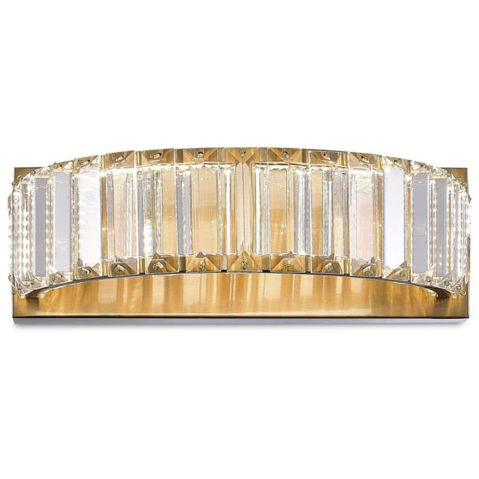 Stella Wall Sconce Wall Light in Black and Brass