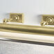 Chapman & Myers Cabinet Maker 50 watt 24 inch Hand-Rubbed Antique Brass Picture Light Wall Light