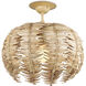 Tiptur LED 15.75 inch Natural/Coco Cream Semi-Flush Mount Ceiling Light