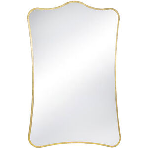 Lyrical 44 X 28 inch Gold Leaf Mirror