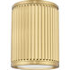 Stari LED 6.25 inch Modern Gold Flush Mount Ceiling Light