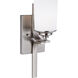 Kemal 1 Light 5 inch Brushed Nickel Wall Bath Fixture Wall Light