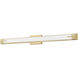 Chase LED 43 inch Modern Gold Bath Vanity Light Wall Light