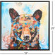 Bear Blue and Brown and Green Canvas, Propac
